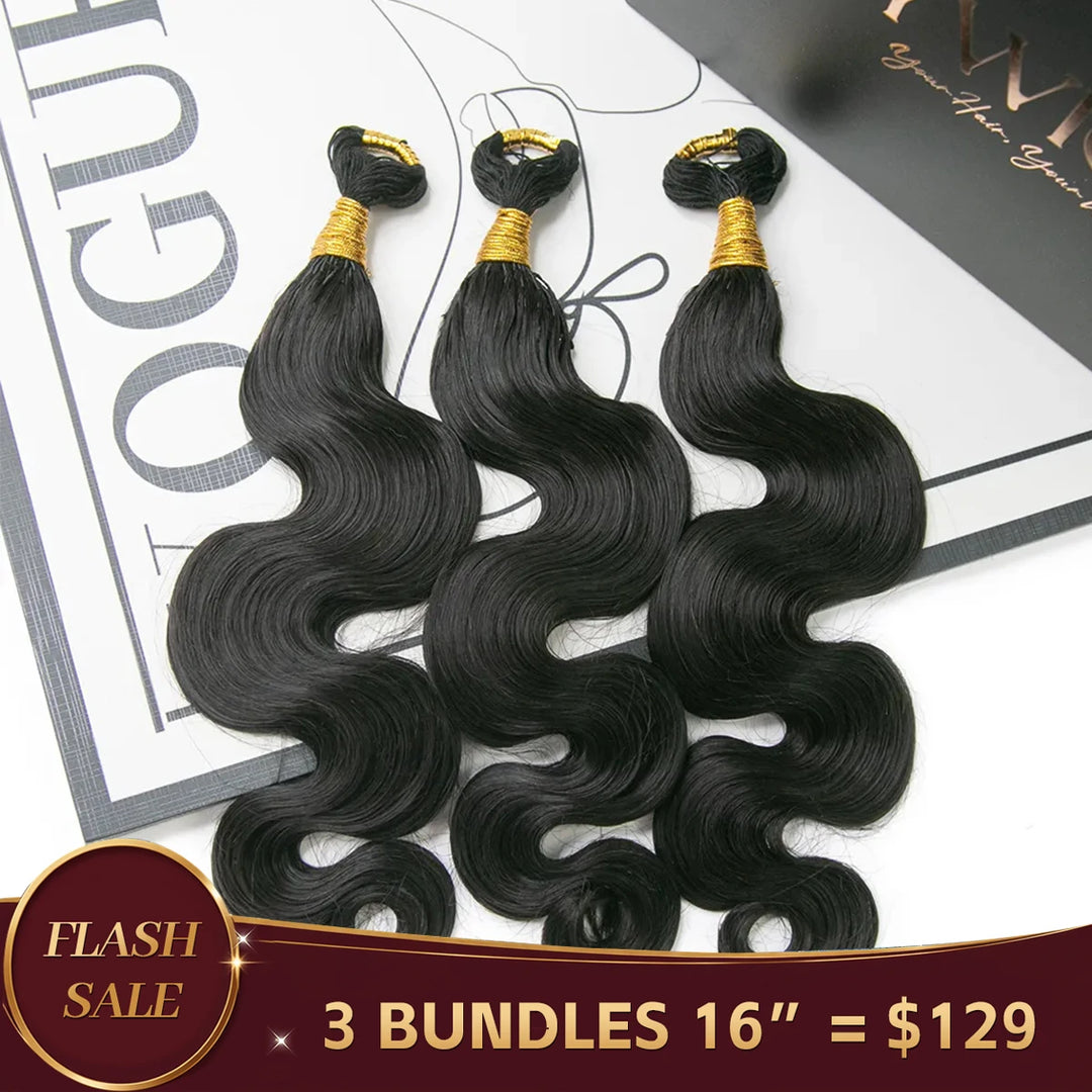 3 bundles 16 inches only 129