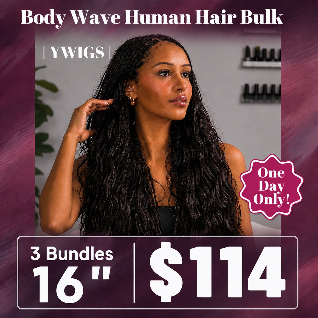 💥Flash Sale | Natural Color Body Wave Braiding Hair