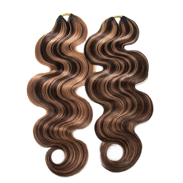 #4/30 body wave human crochet hair for braids