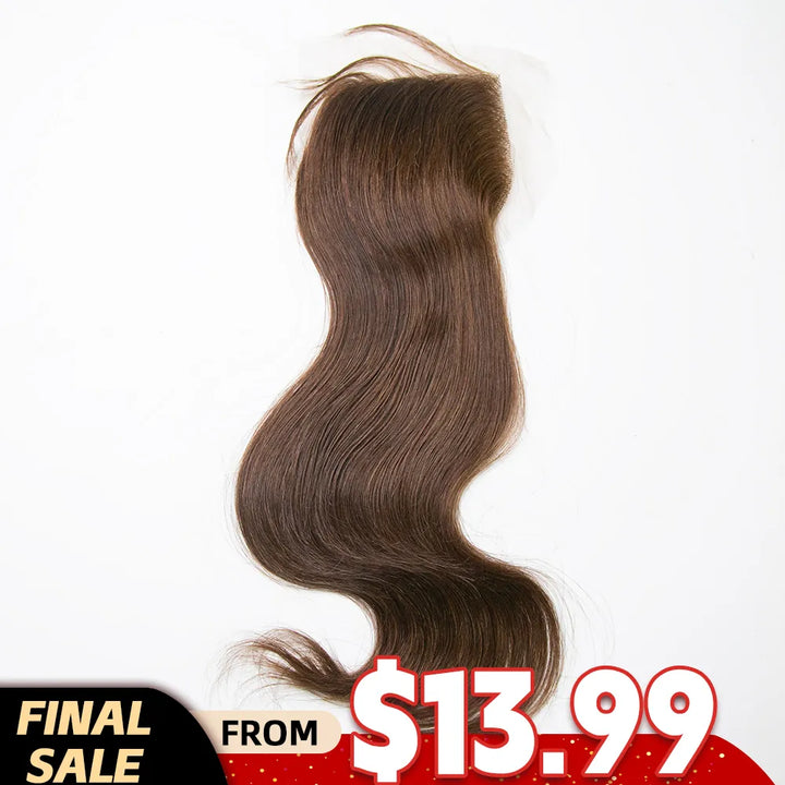 #4 silky straight 4x4 lace closure for women