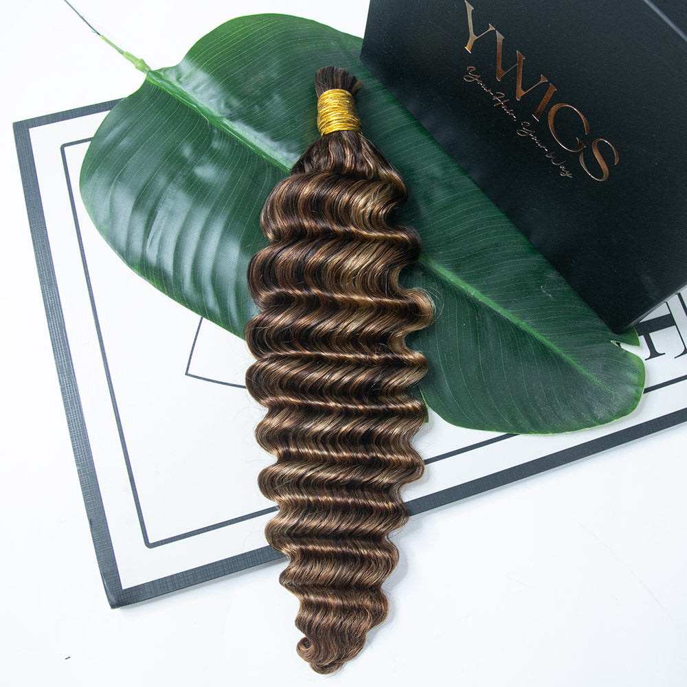 Human Hair Deep Wave #4/#27/#30 Color for Woman