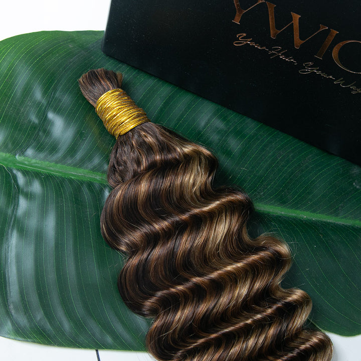 Human Hair Deep Wave #4/#27/#30 Color for Woman