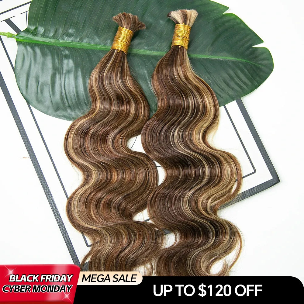 #4/27/30 body wave bulk hair cyber monday sale