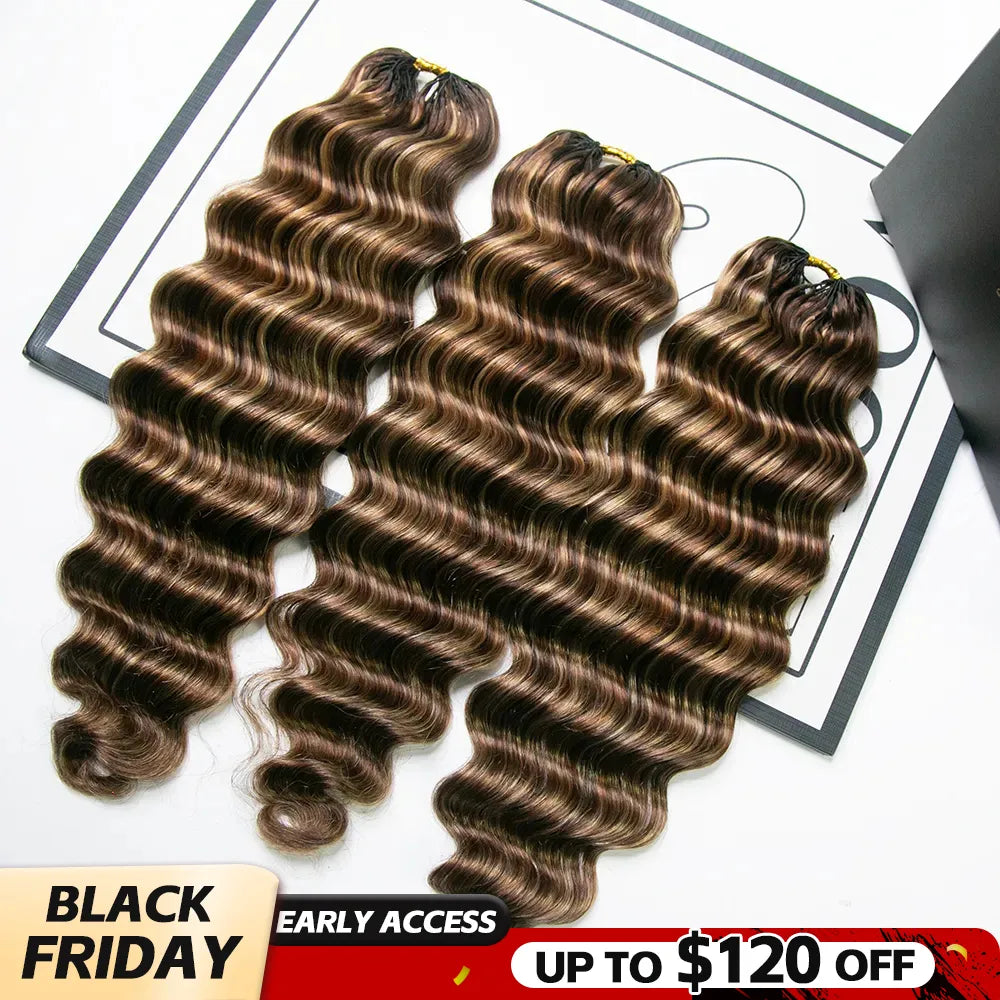 #4/27/30 loose deep wave human crochet hair black friday sale