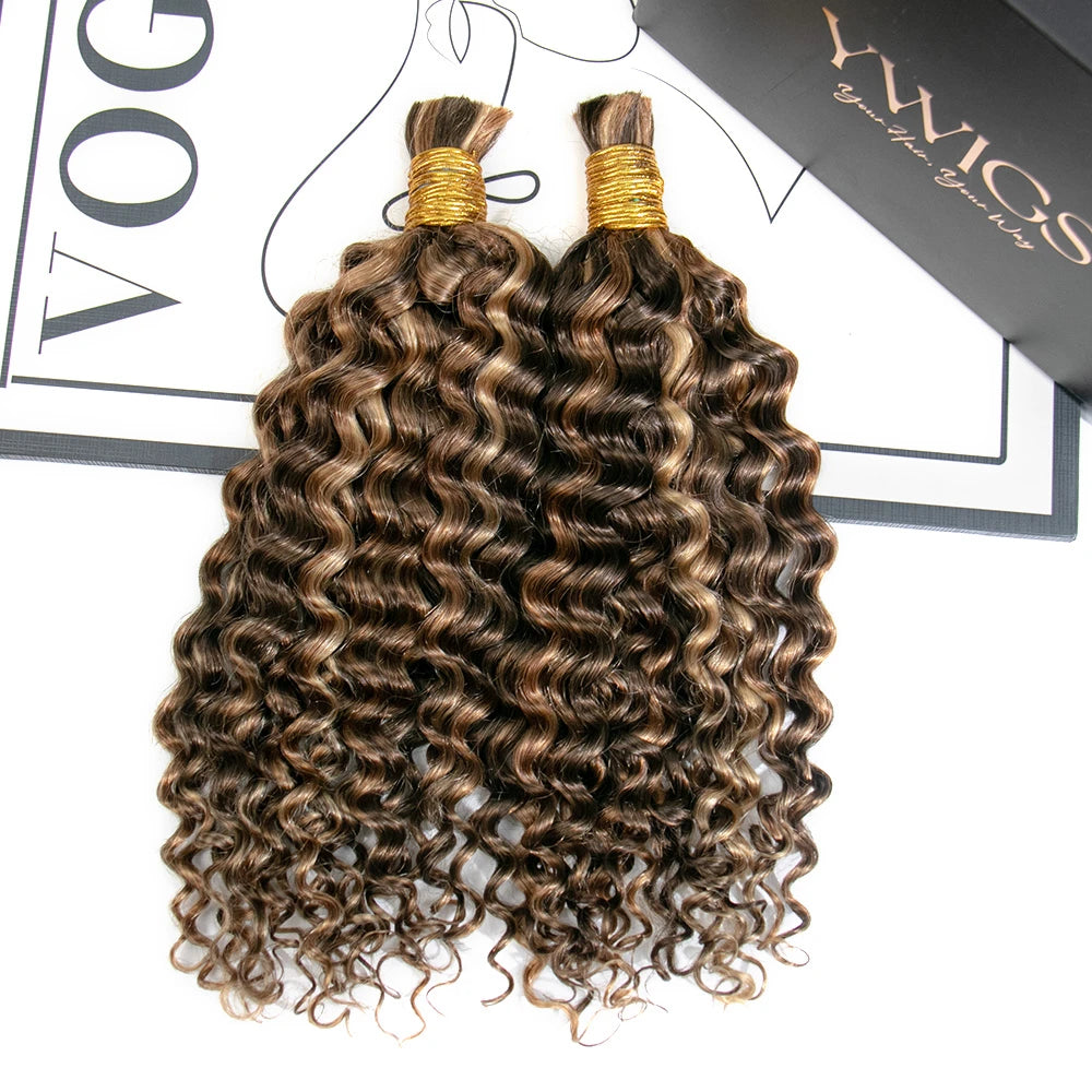 4/27/30 mix color water wave bulk hair