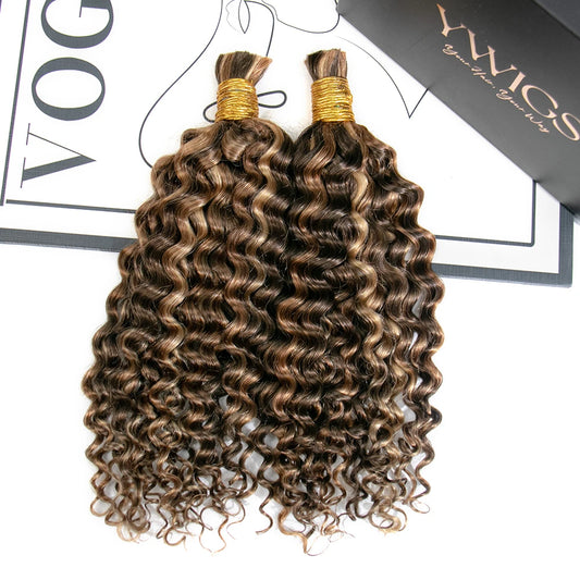 4/27/30 mix color water wave bulk hair