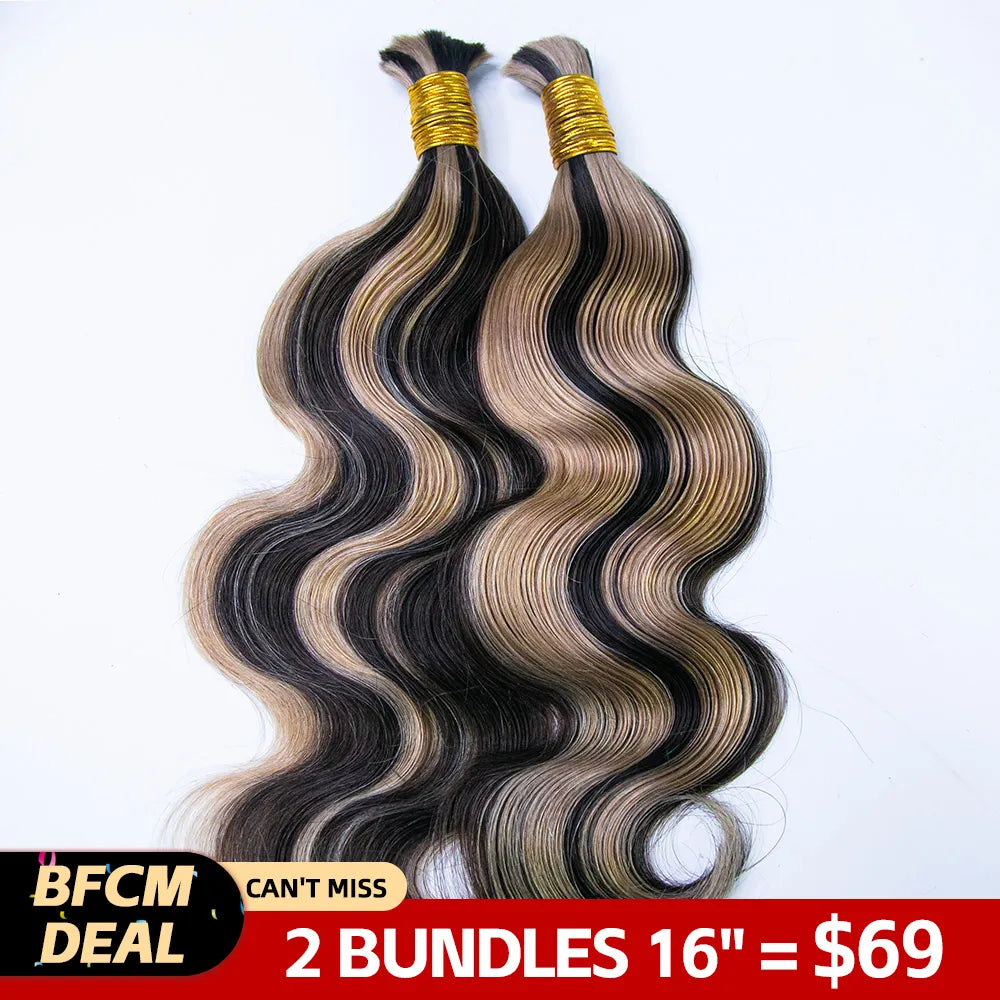 #4/#27 body wave bulk hair for sale