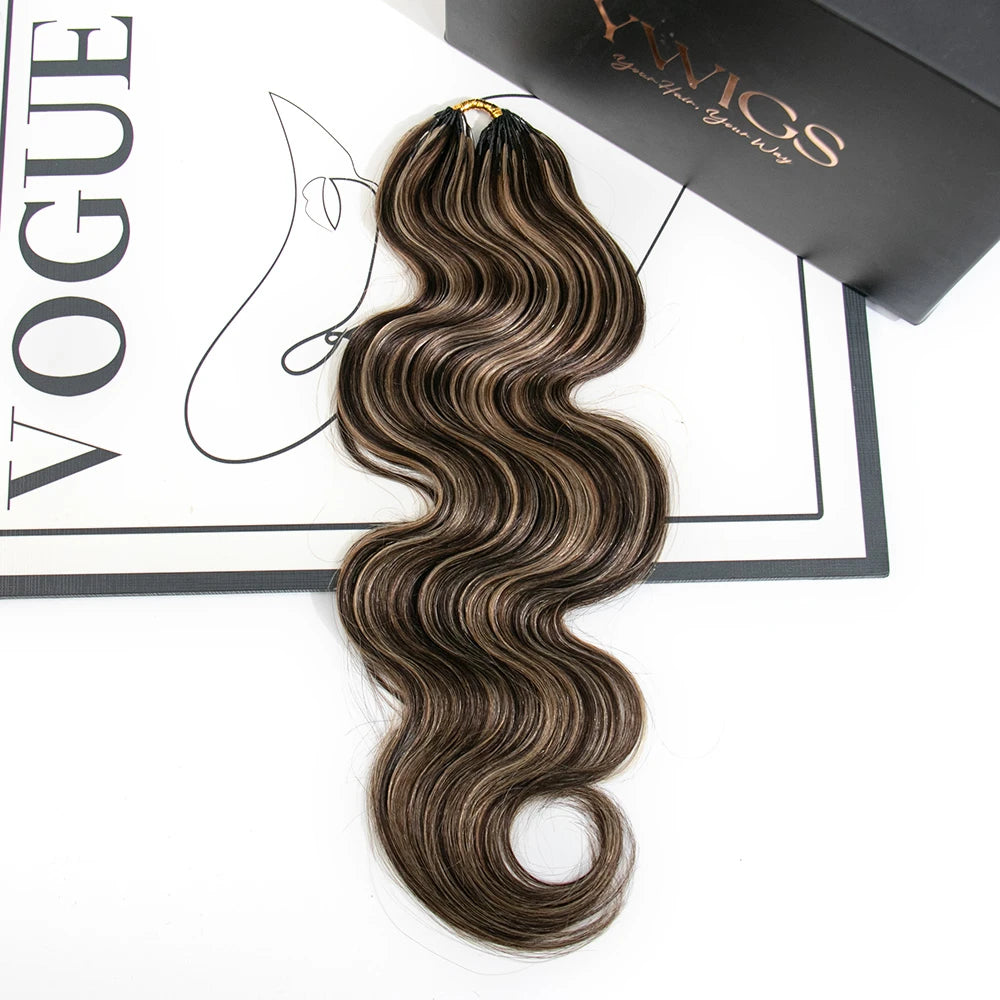 4/27 body wave feather crochet hair