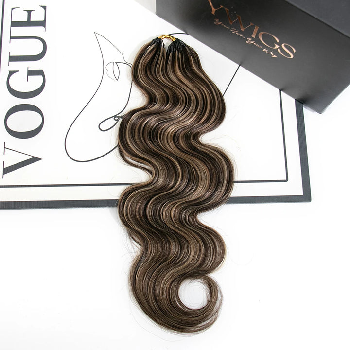 4/27 body wave feather crochet hair