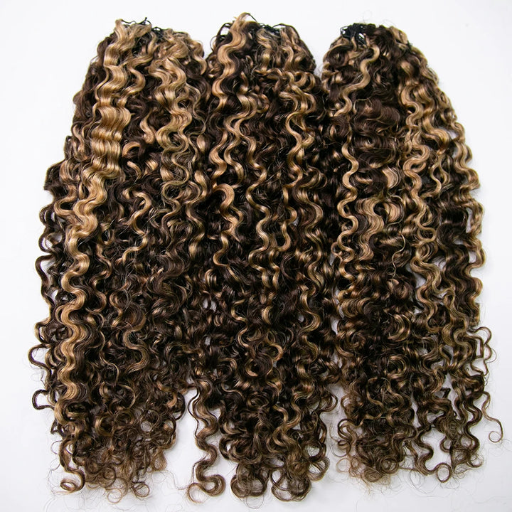 4 27 mix color water deep wave crochet hair for vacation