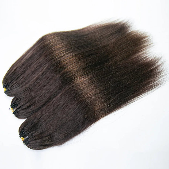 #4 LIGHT YAKI CROCHET HUMAN HAIR