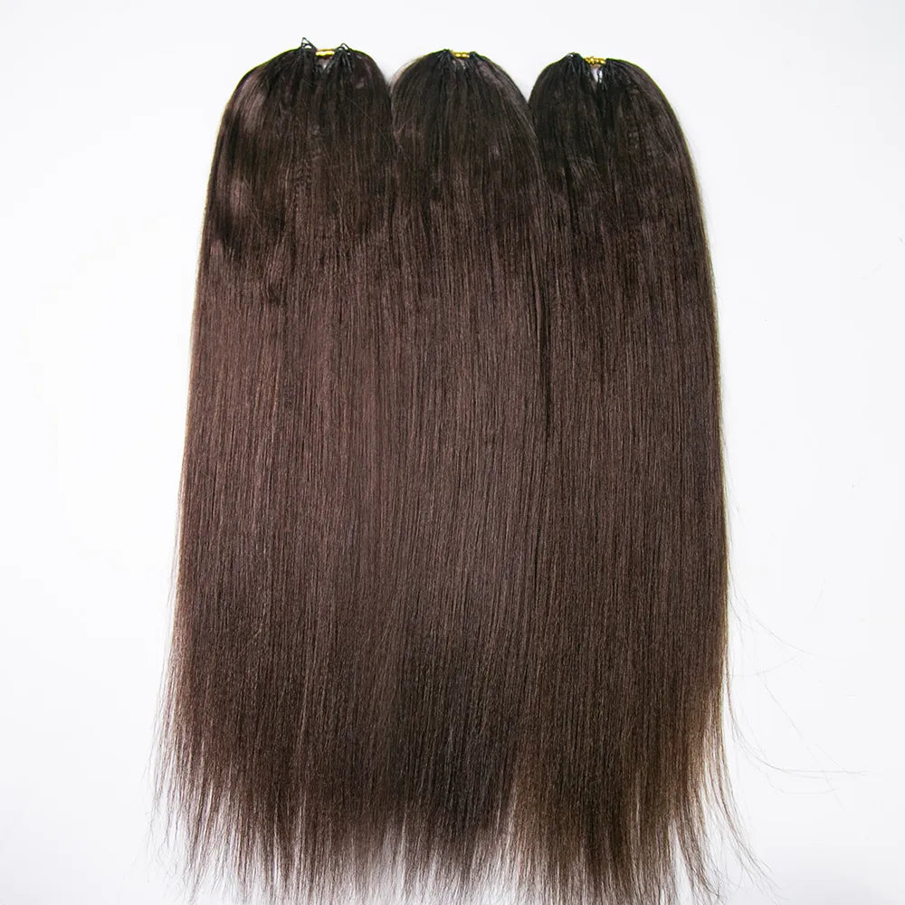 #4 LIGHT YAKI HUMAN CROCHET HAIR