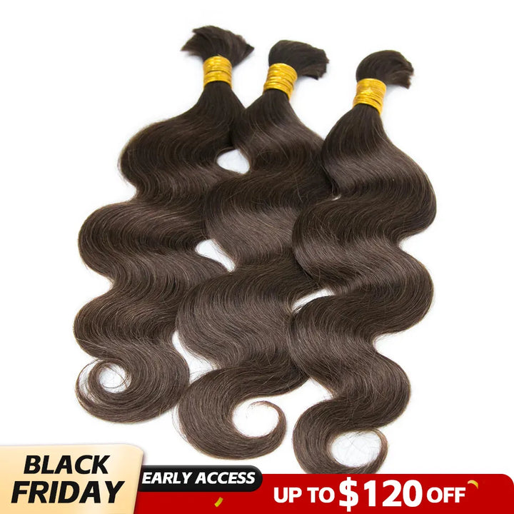 #4 body wave braiding hair black friday sale