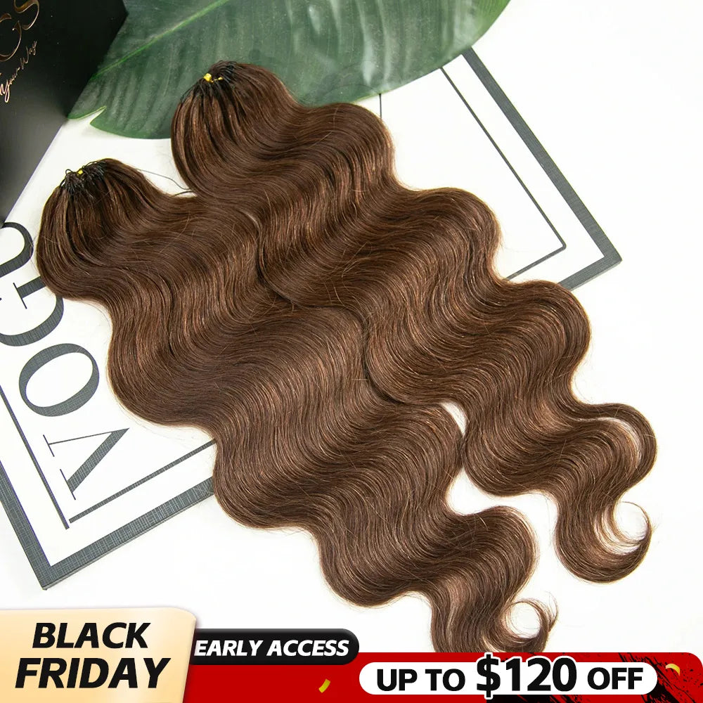 #4 body wave human crochet hair black friday sale