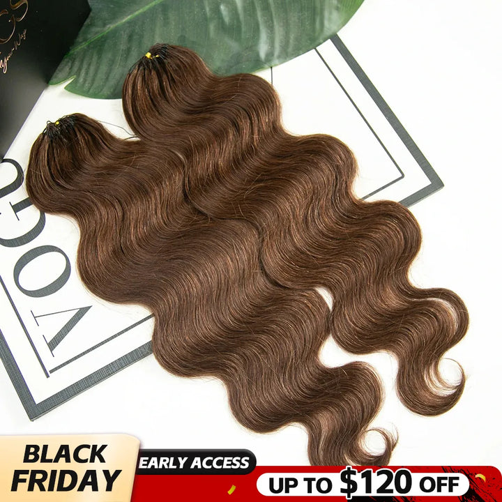 #4 body wave human crochet hair black friday sale