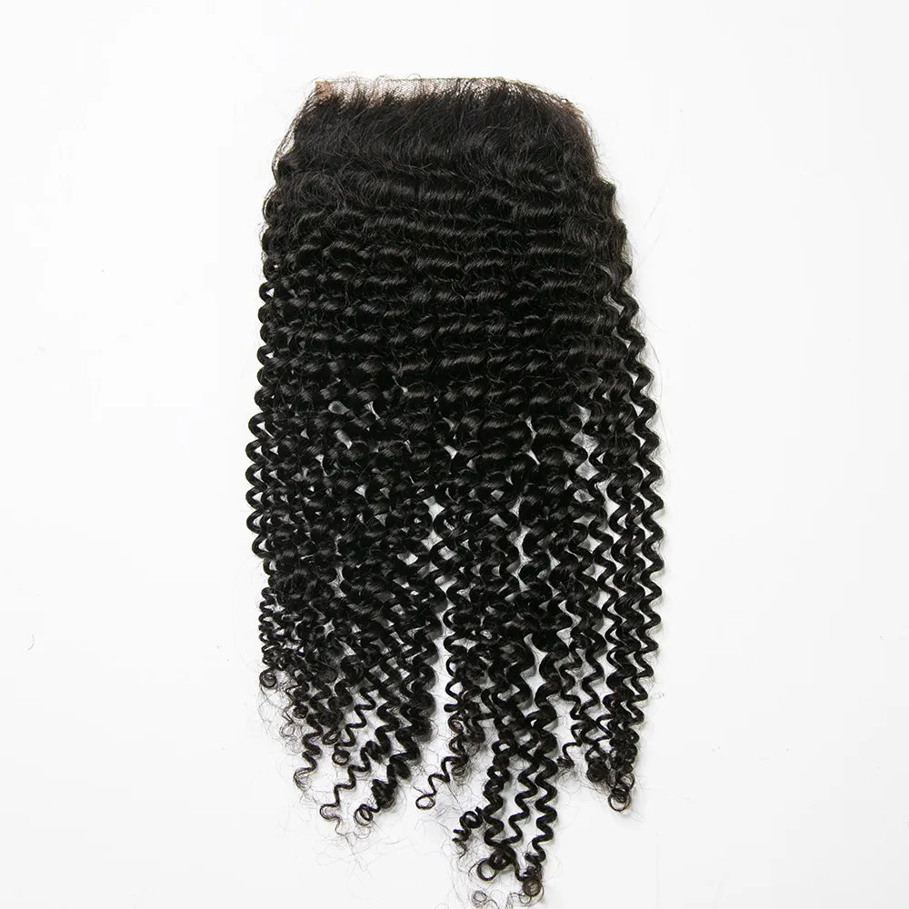 4x4 lace closure kinky curly 