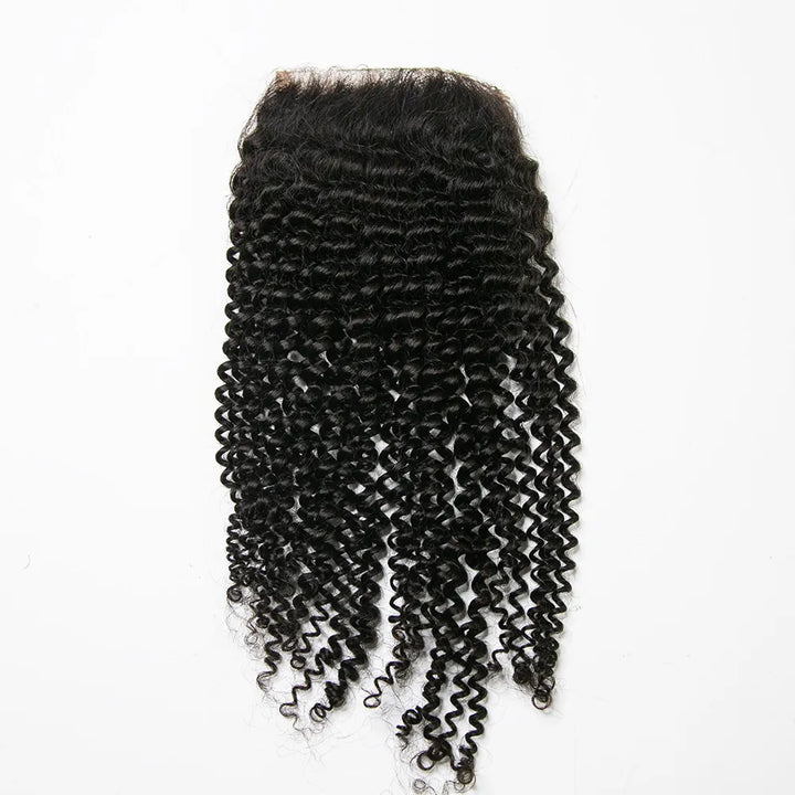 4x4 lace closure kinky curly 