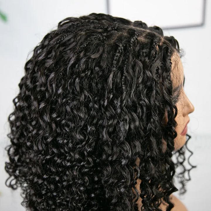 5x5 boho braids water wave braid wig