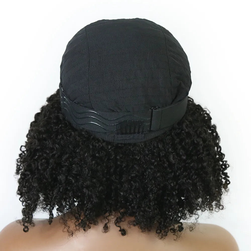 5x5 lace closure braid wig multi-textured kinky curly