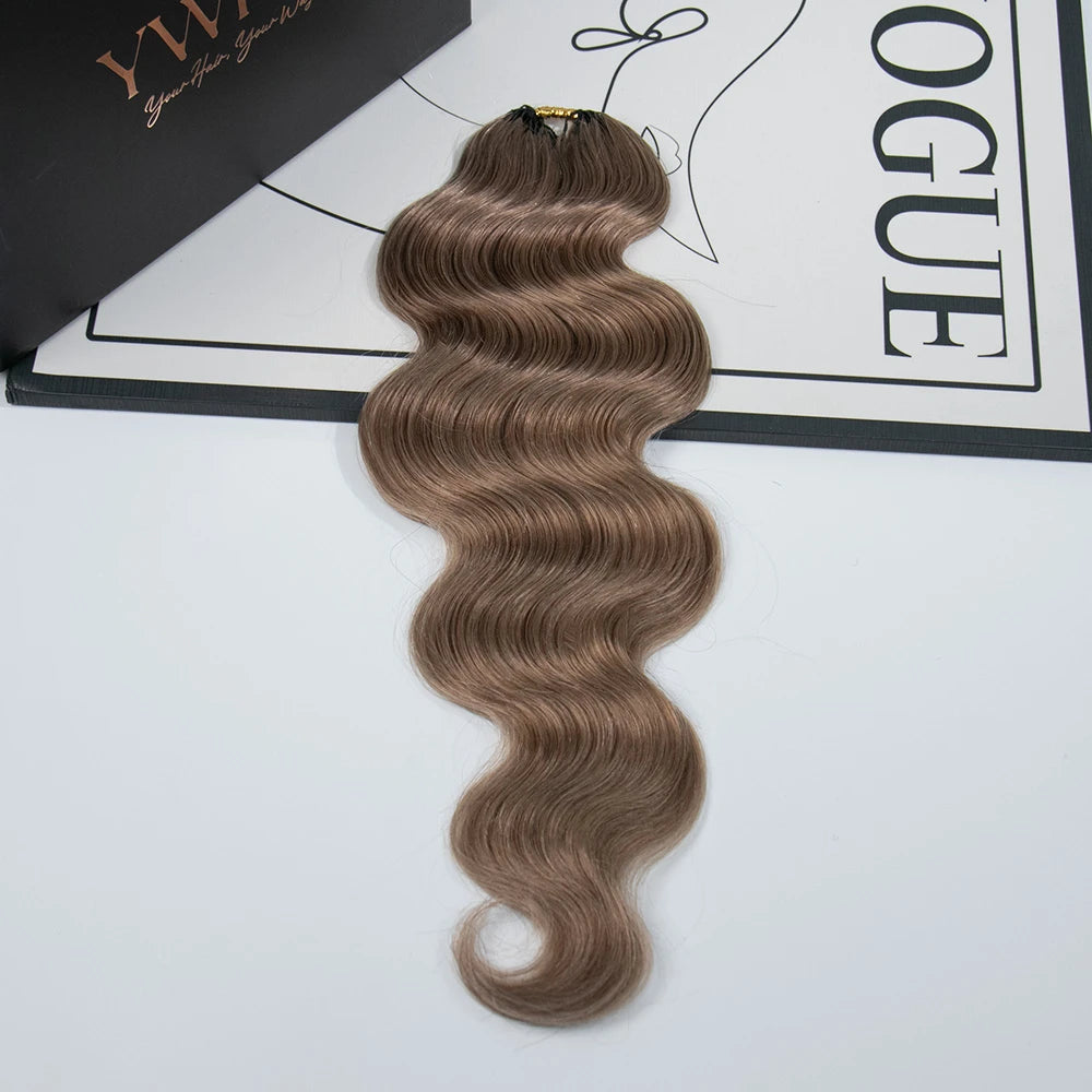#8 body wave human crochet hair