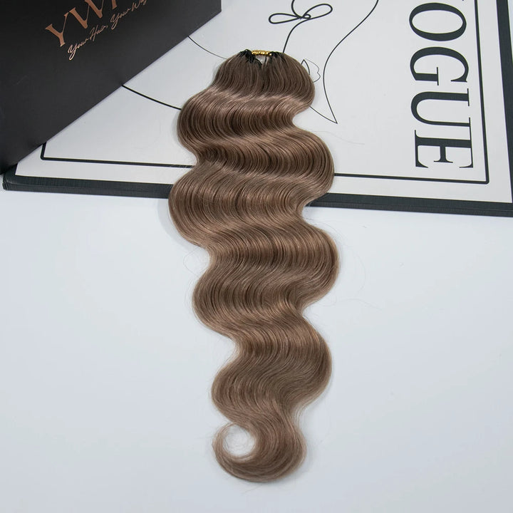 #8 body wave human crochet hair