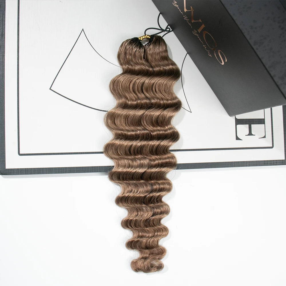 #8 loose deep wave human crochet hair