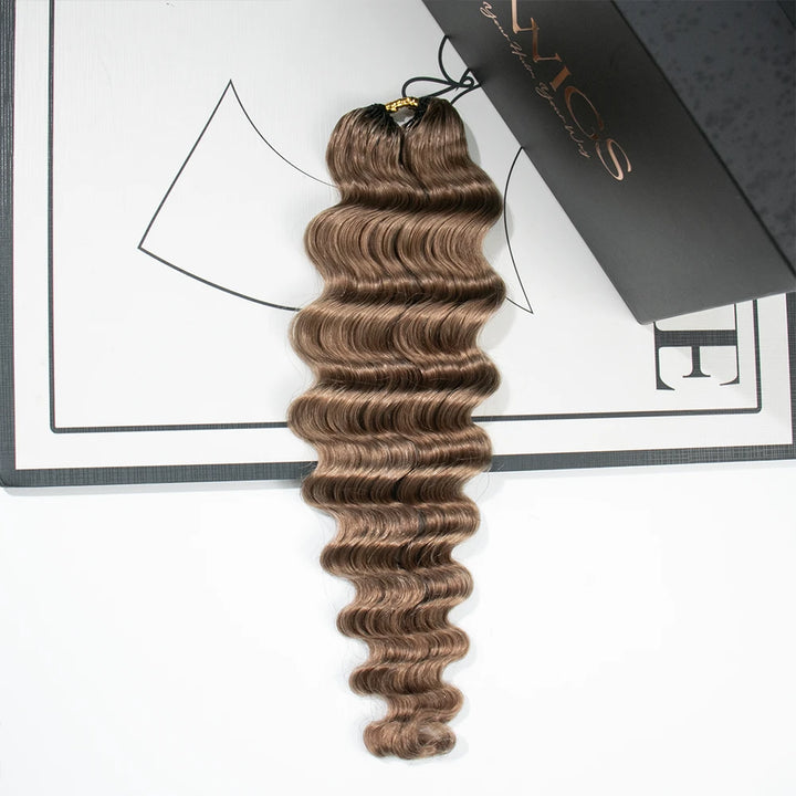#8 loose deep wave human crochet hair