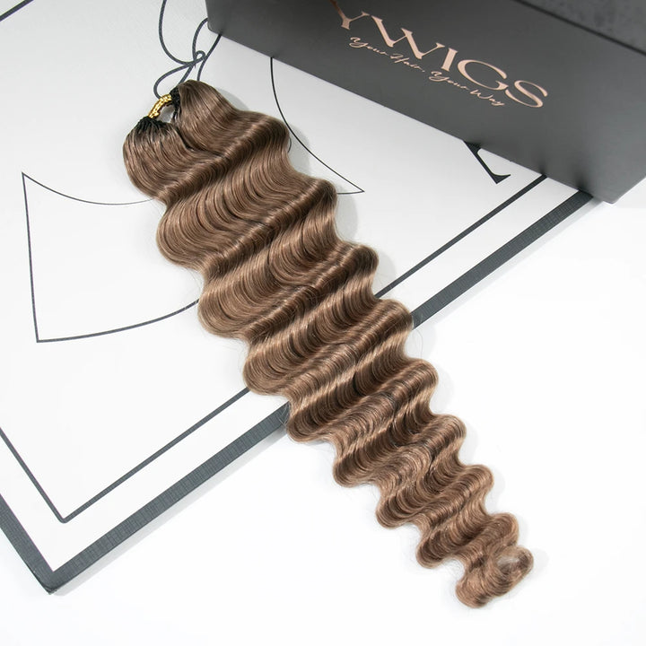 #8 loose deep wave miracle knots crochet braids
