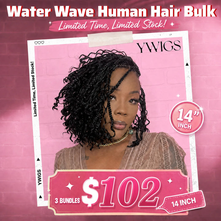 💥Flash Sale | Natural Color Water Wave Braiding Hair