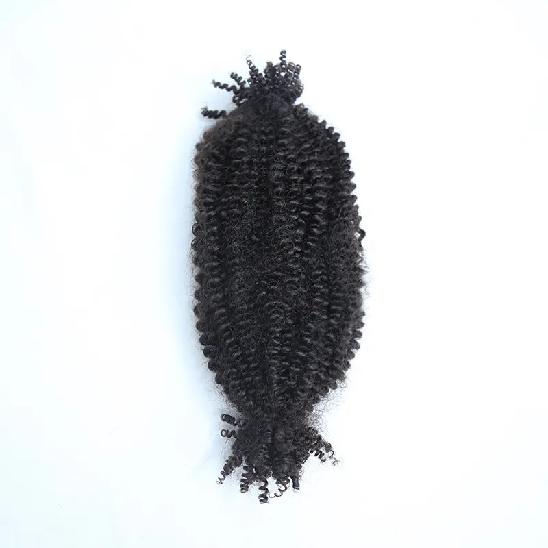 Extensões de cabelo torcido de mola de cabelo humano