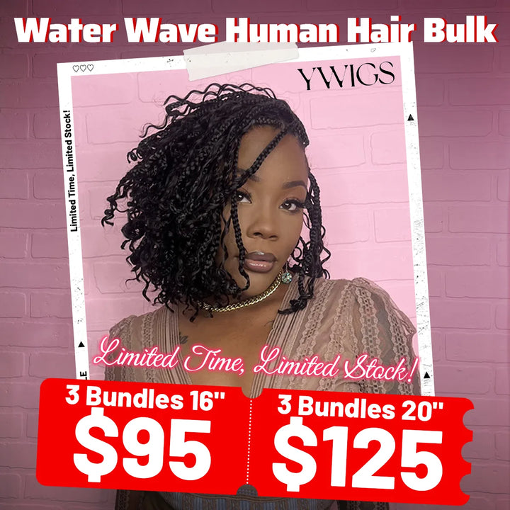💥Flash Sale | Natural Color Deep Wave/Water Wave Braiding Hair