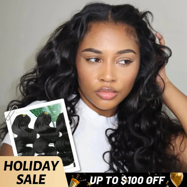 BODY WAVE CROCHET HUMAN HAIR UP TO 100 SALE