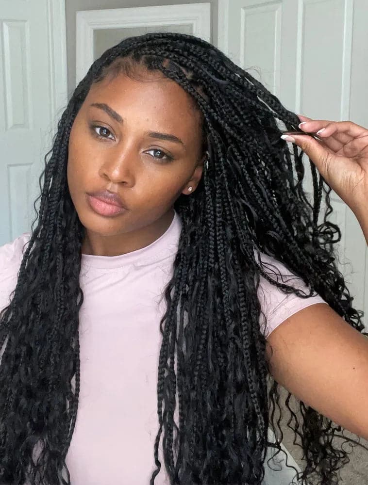 Achieve Gorgeous Boho Braids with Water Wave Bulk Hair Extensions – Ywigs