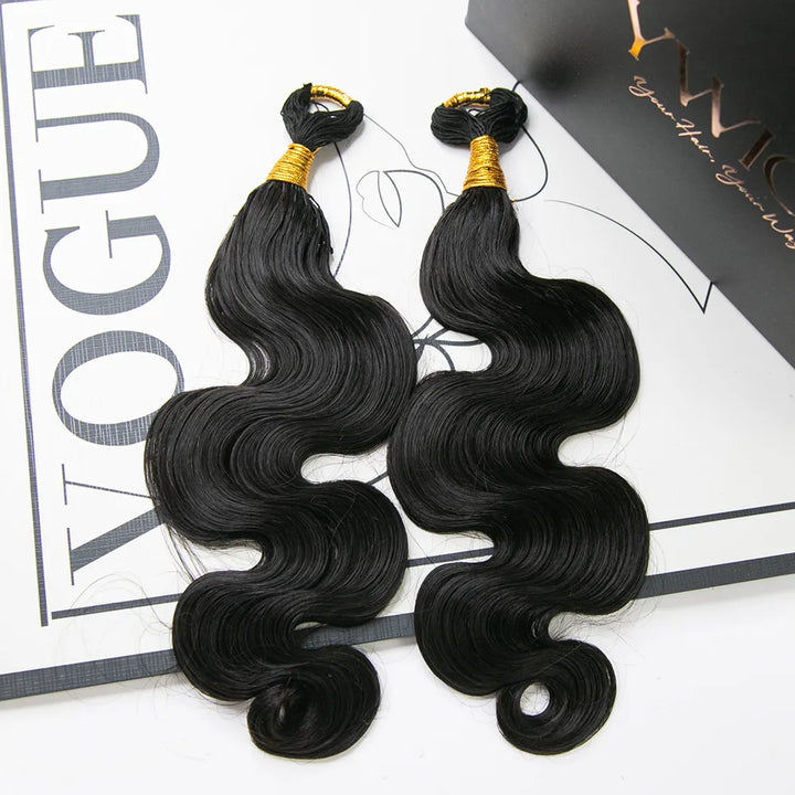 Body Wave Feather Crochet Human Hair