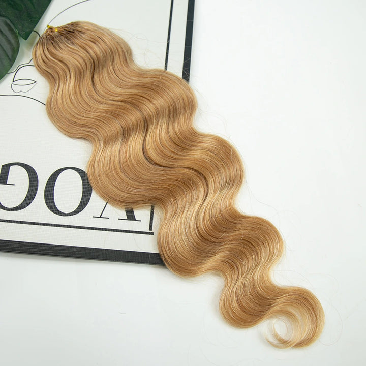 Body Wave Human Crochet Hair for Fashion Woman Honey Blonde #27