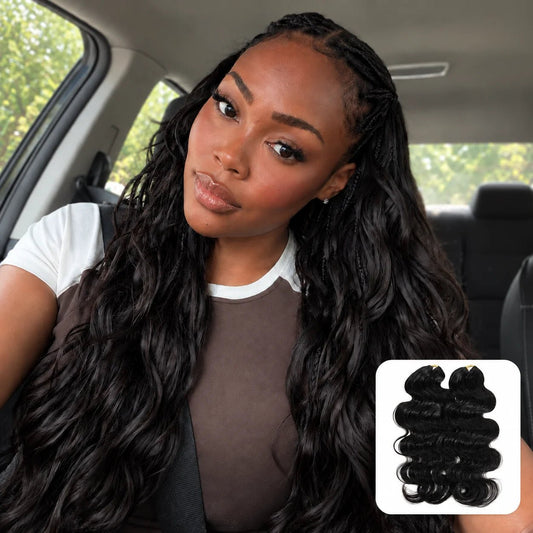 Body Wave Crochet Hair for Brushable Miracle Knots - Ywigs