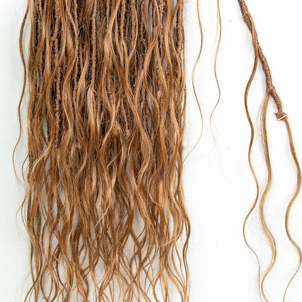 Boho Locs With Curly Ends