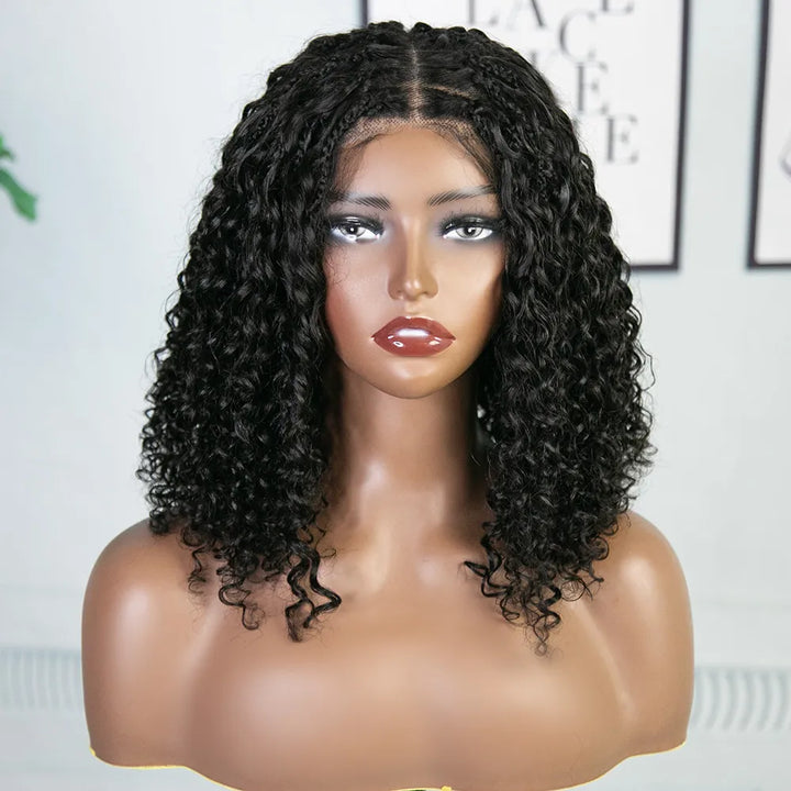 Boho Braids Water Wave 5x5 Lace Closure Wig