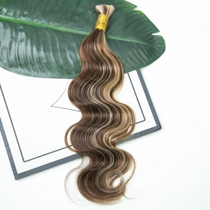 Braiding Bulk Human Hair Mix Color for Fashion Woman Body Wave 