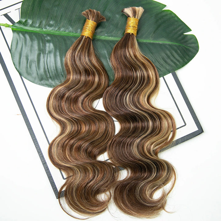 Braiding Hair Mix Color for Woman Body Wave Bulk Human