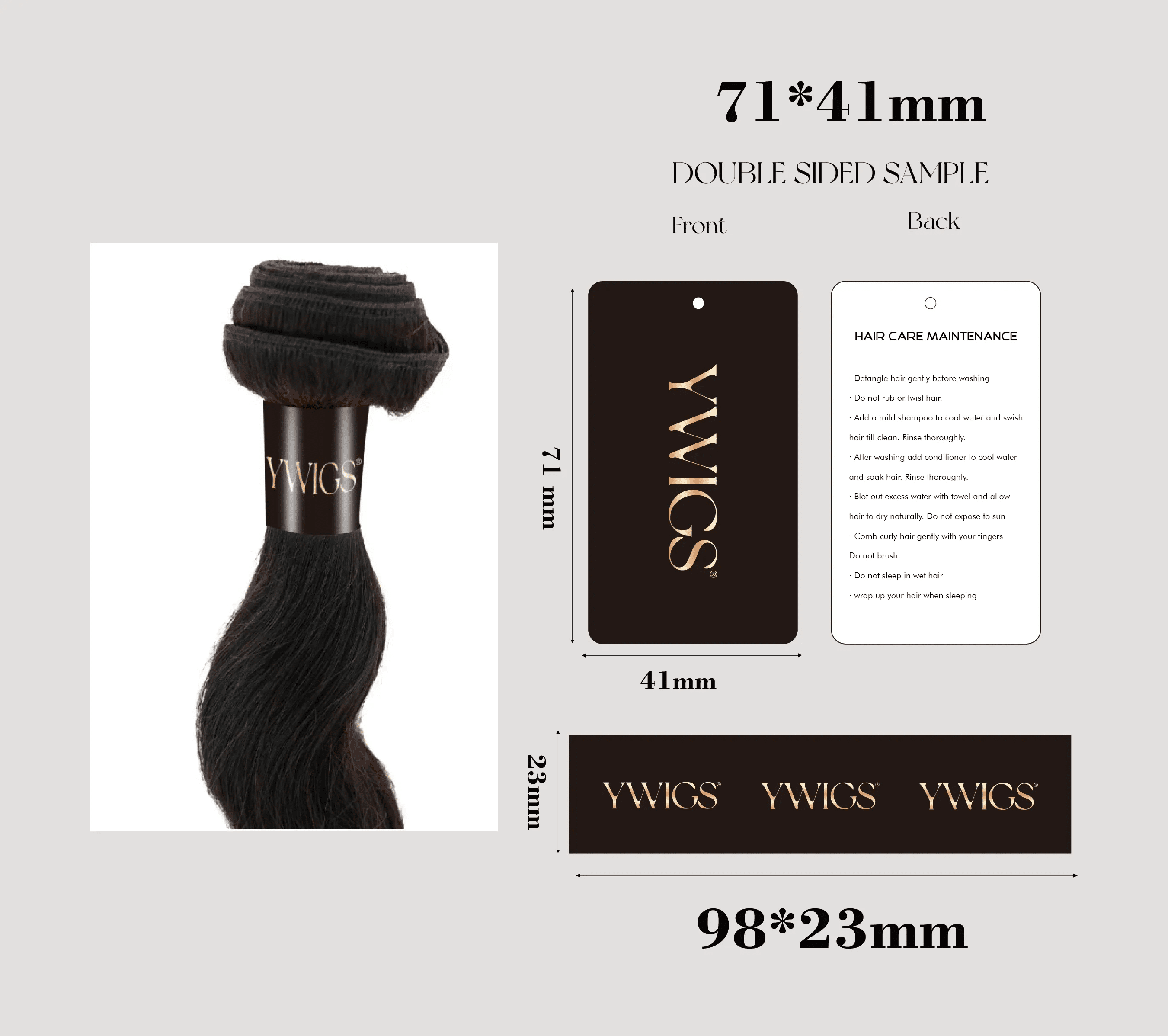 Hair Label Custom Labeling Solutions for Hair Bundle Brands