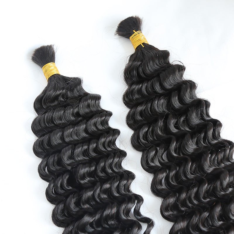 Double Curly Double Drawn Burmese Italy Curly Human Braiding Hair – Ywigs