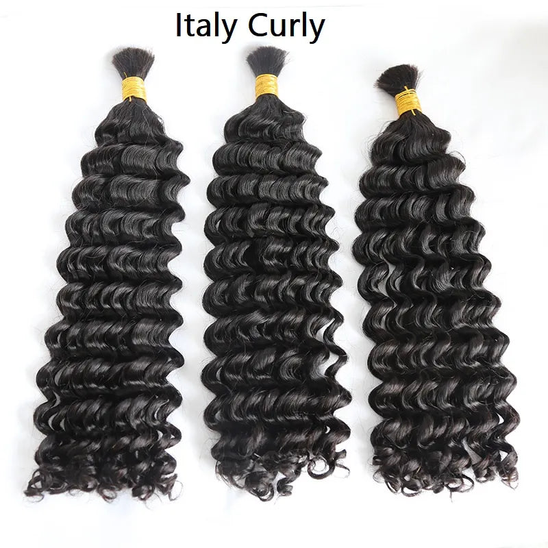 Double-Drawn-Burmese-Hair-Italy-Curly-Hair-Brading-Hair