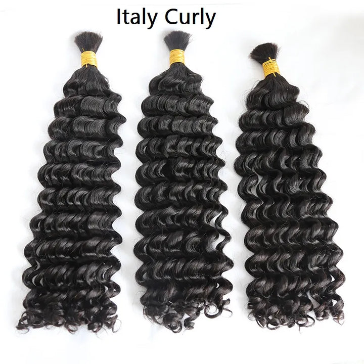 Double-Drawn-Burmese-Hair-Italy-Curly-Hair-Brading-Hair