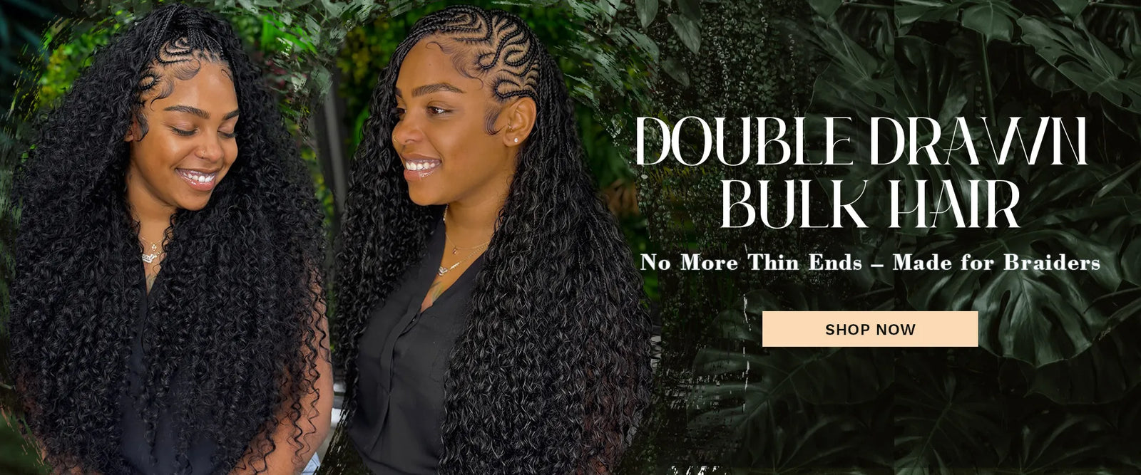 Double Drawn Burmese Bulk Hair Collection
