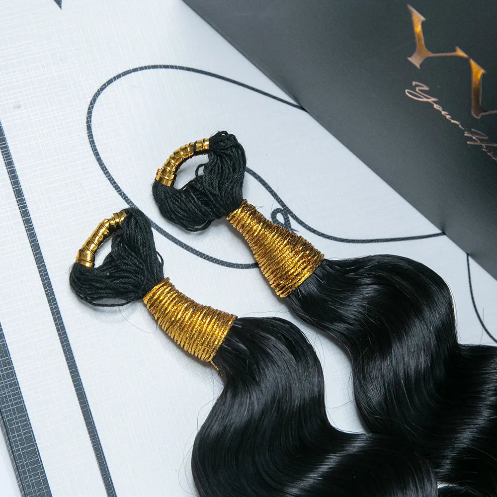 Feather Crochet Boho Hair Loose Deep Wave