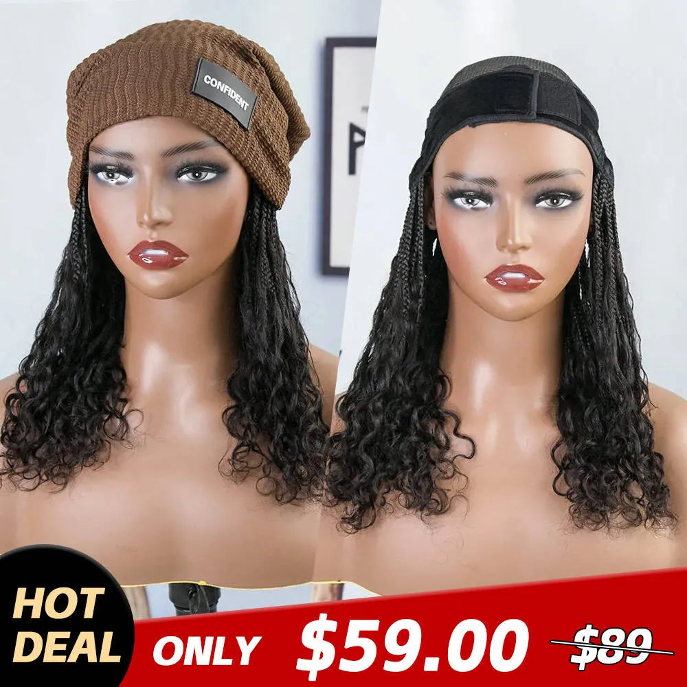Grab & Go Braids Band Bob Wig