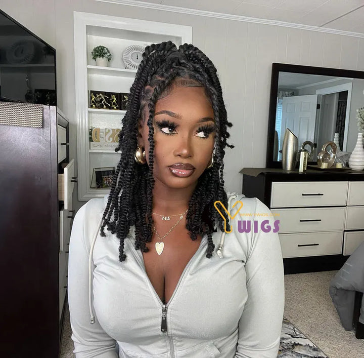 Human Hair Spring Twist Hair Extensions Natural Color – Ywigs