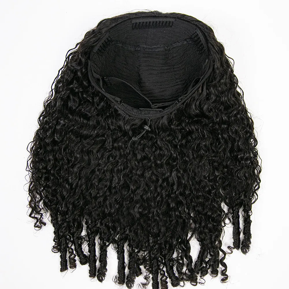 Half Wig Flexible Fit Drawstring Human Hair