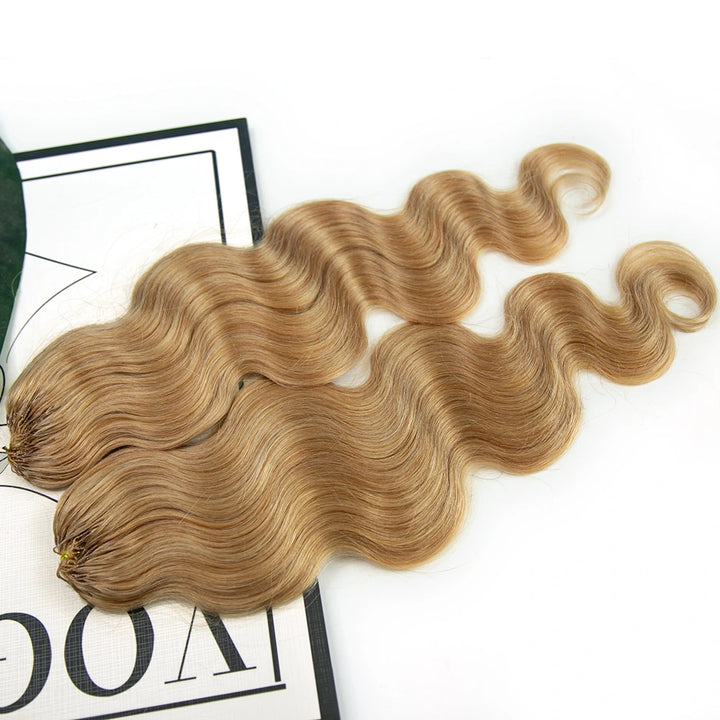 Honey Blonde #27 Human Crochet Hair Body Wave for Woman